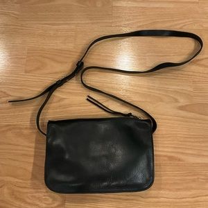 Madewell Black Leather Crossbody